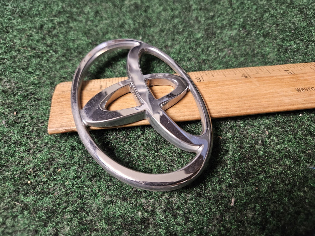 Toyota Gold Emblem Logo Symbol Name Plate Nameplate ~3.75" 3M3