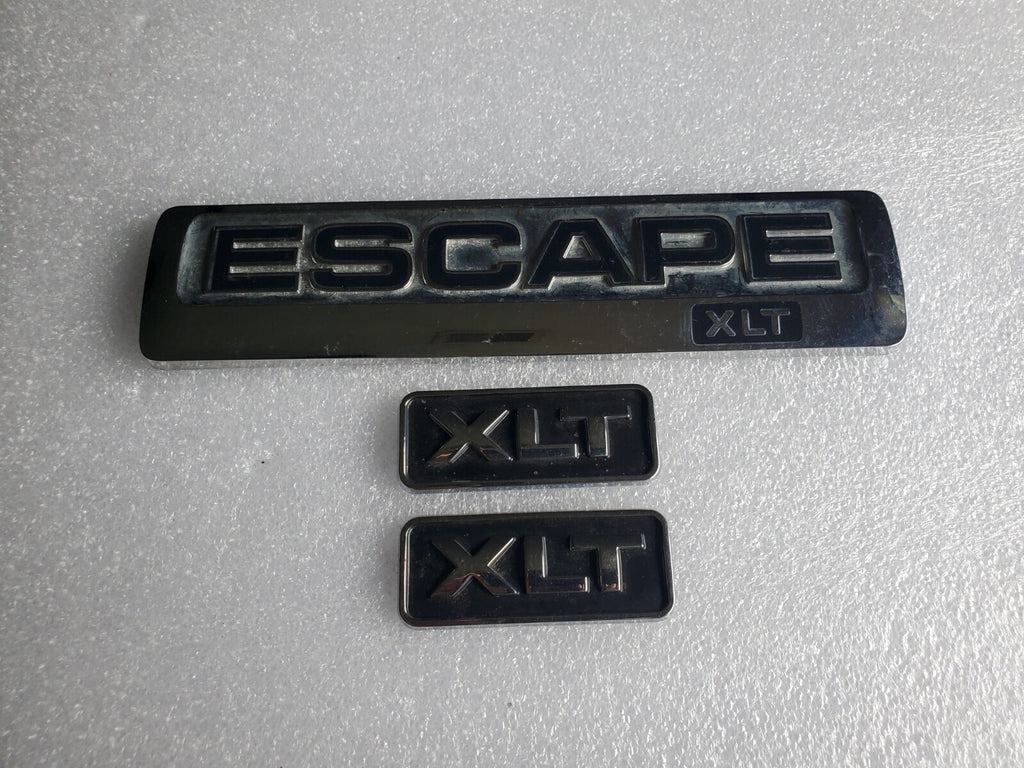 OEM Rear Liftgate Emblem Nameplate Chrome 08-12 Escape XLT 8L8Z7842528A 2L3