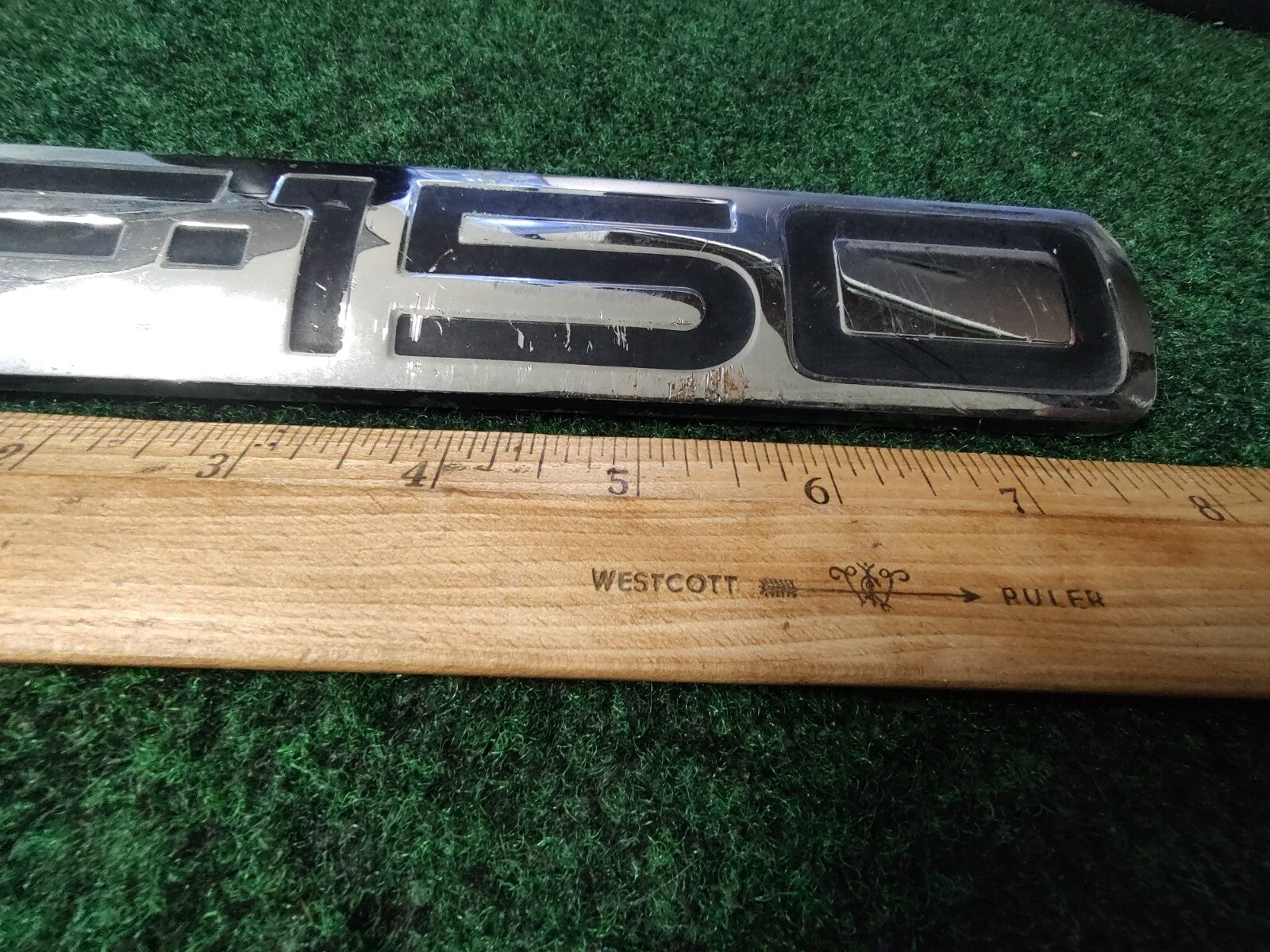 Ford F-150 F150 Chrome Fender Tailgate Emblem Badge Logo Name 4L34-16B114-AB 4S4