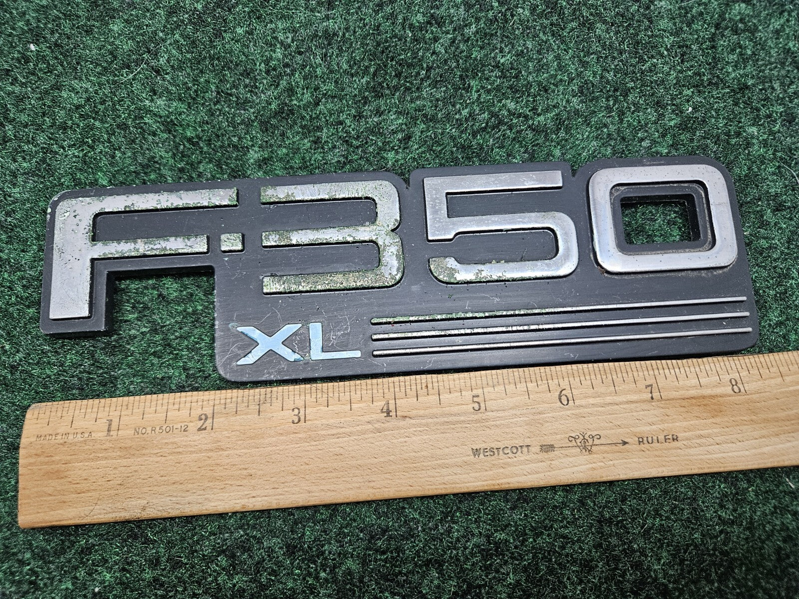 1992-1996 Ford F-350 XL Left Right Fender Emblem Badge F2TB-16B114-FA GL2