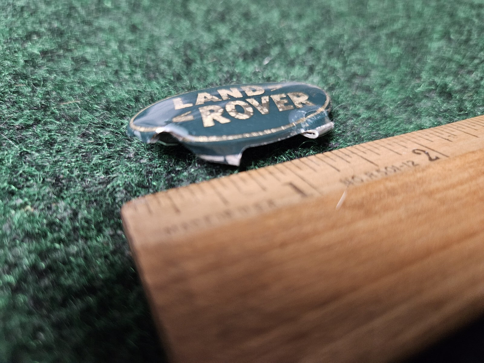 LAND ROVER OEM STEERING WHEEL EMBLEM Badge Logo 3M3