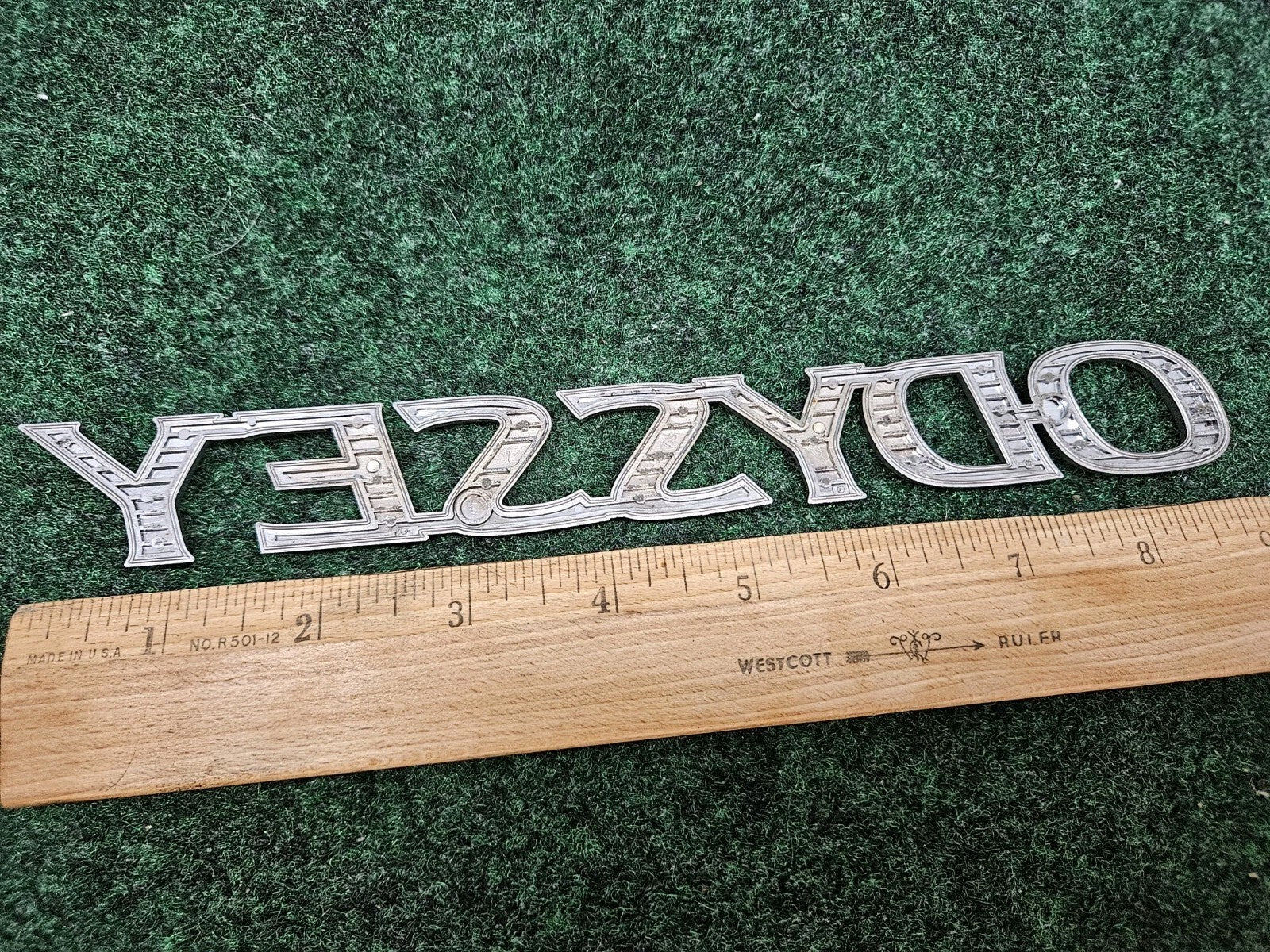 2005-10 HONDA ODYSSEY REAR GATE LID EMBLEM LOGO BADGE SYMBOL CHROME LETTERS GL4