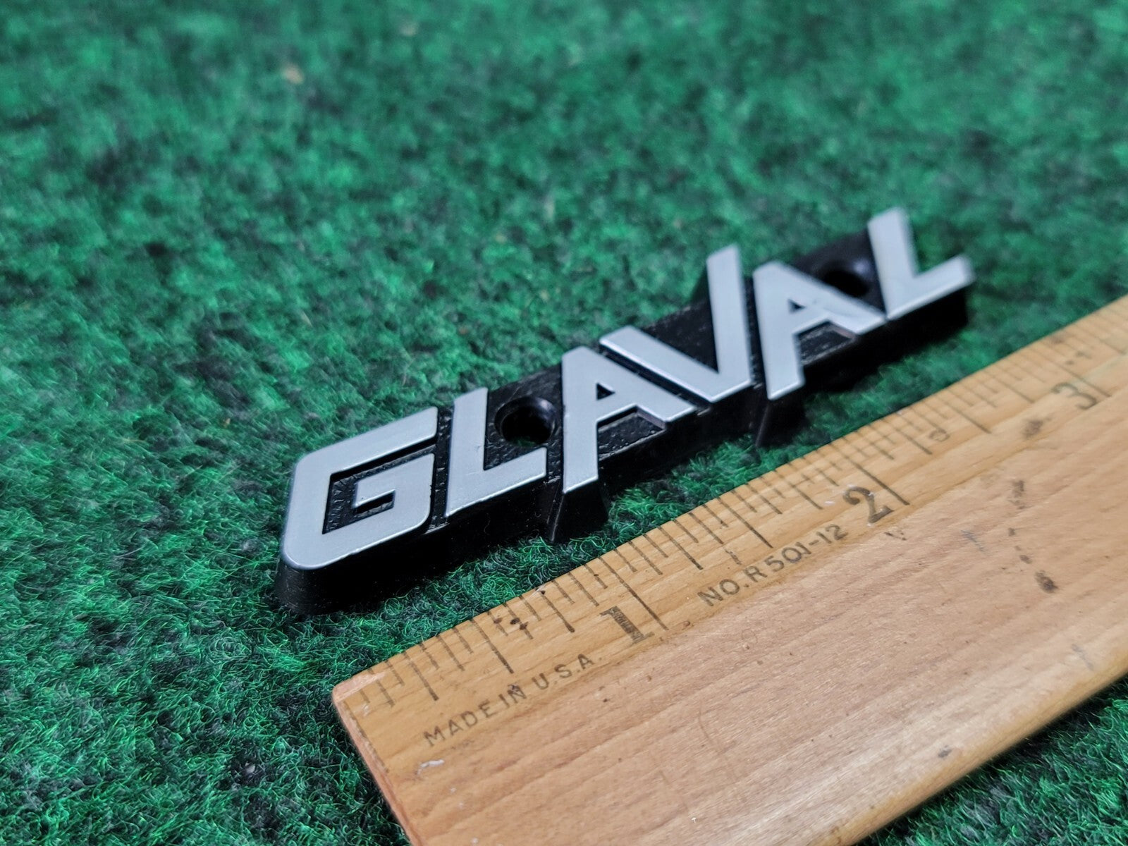 Glaval Armrest Emblem Name Plate Badge Logo OEM Genuine 1M1