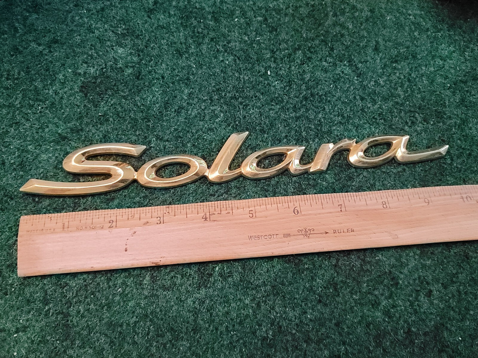 1999-2003 Toyota Solara Rear Trunk Nameplate Badge Emblem Gold 75442-06030 1M1