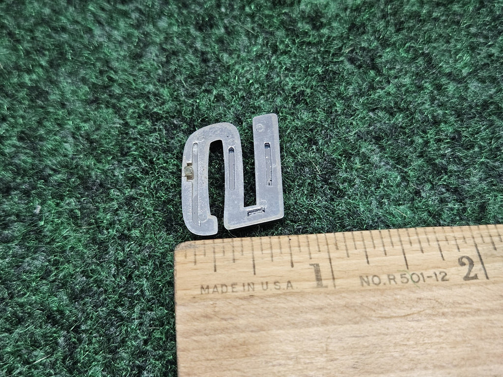 OEM "5" Silver Individual Number Lettering Emblem Badge Logo Nameplate 7S6