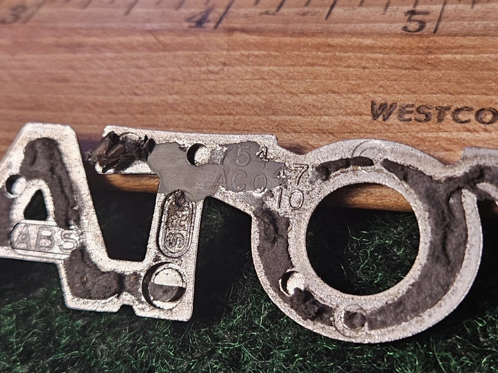 Toyota Rear Trunk Lid Emblem About 4.6" Chrome OEM 4M7