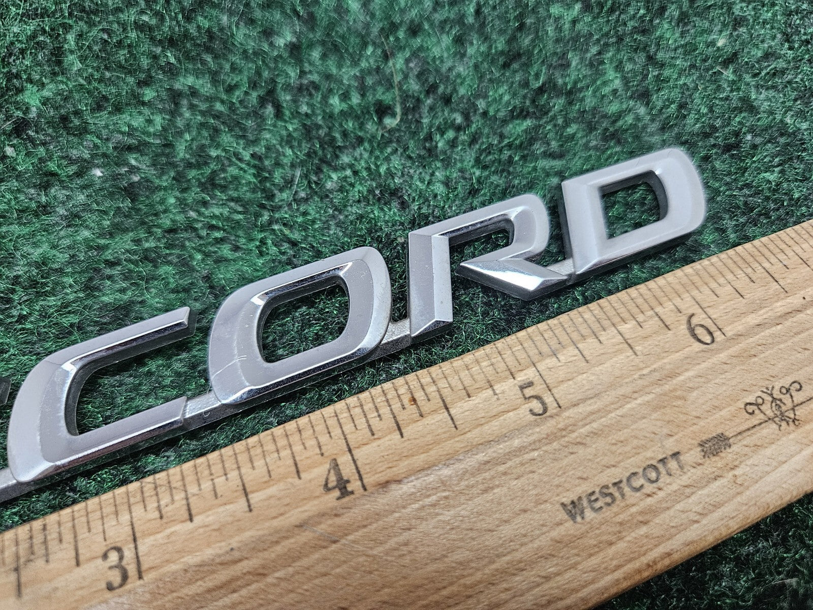HONDA ACCORD REAR GATE EMBLEM BADGE SYMBOL NAMEPLATE NAME PLATE OEM GL2