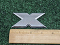 16 17 18 Nissan Titan XD 4x4 Tailgate Emblem Letter X - LETTER X ONLY 7S8