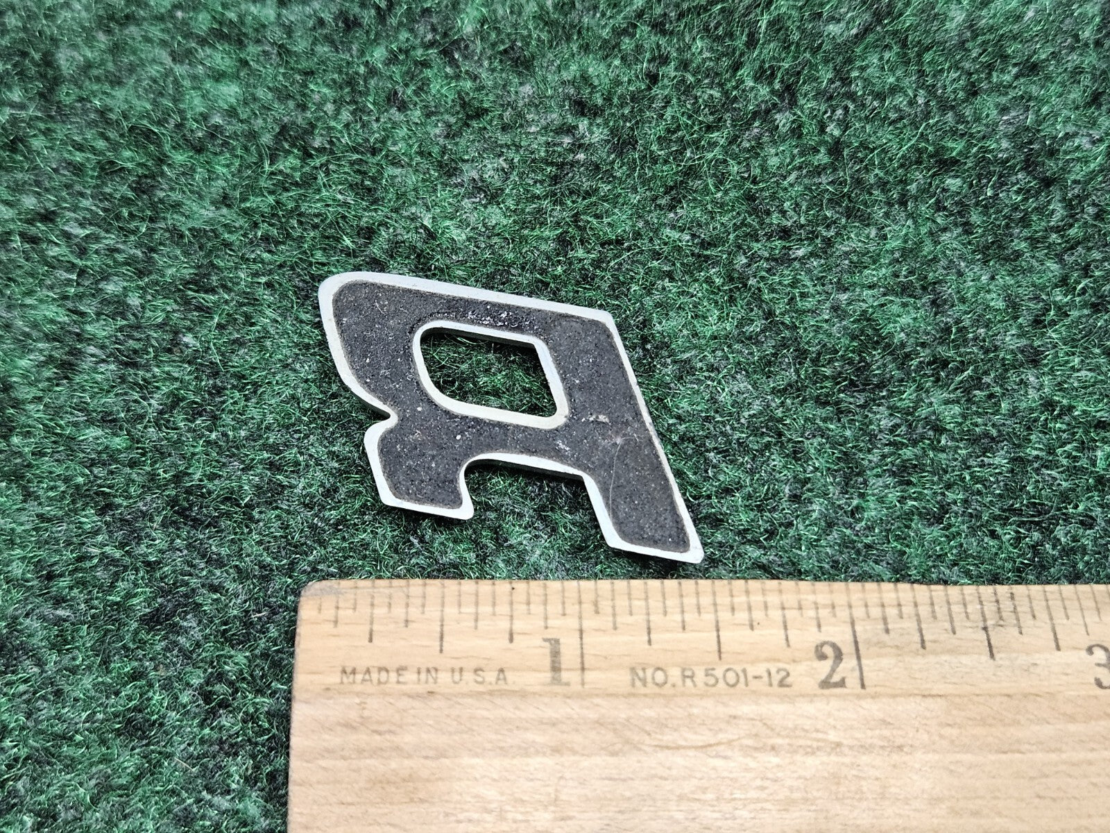 OEM "R" 3D Chrome Individual Letter Lettering Emblem Badge Logo Nameplate 7S9