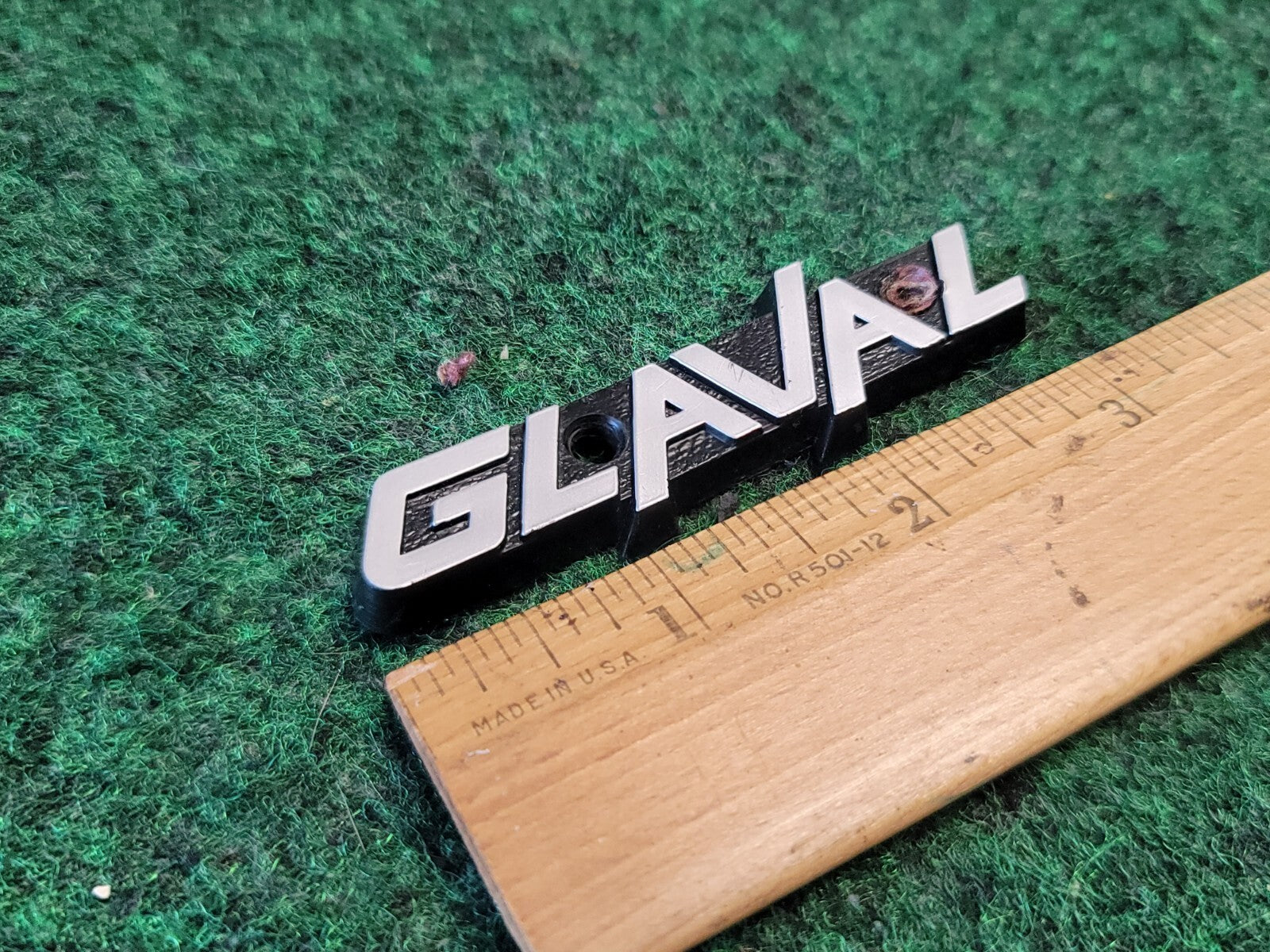 Glaval Armrest Emblem Name Plate Badge Logo OEM Genuine 1M6