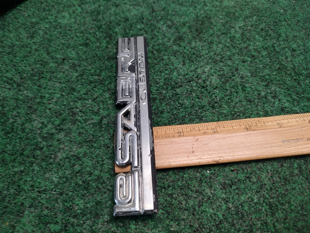 Vintage Buick LeSabre Custom Emblem Badge OEM 80s 90s Metal Trim Nameplate 4S4