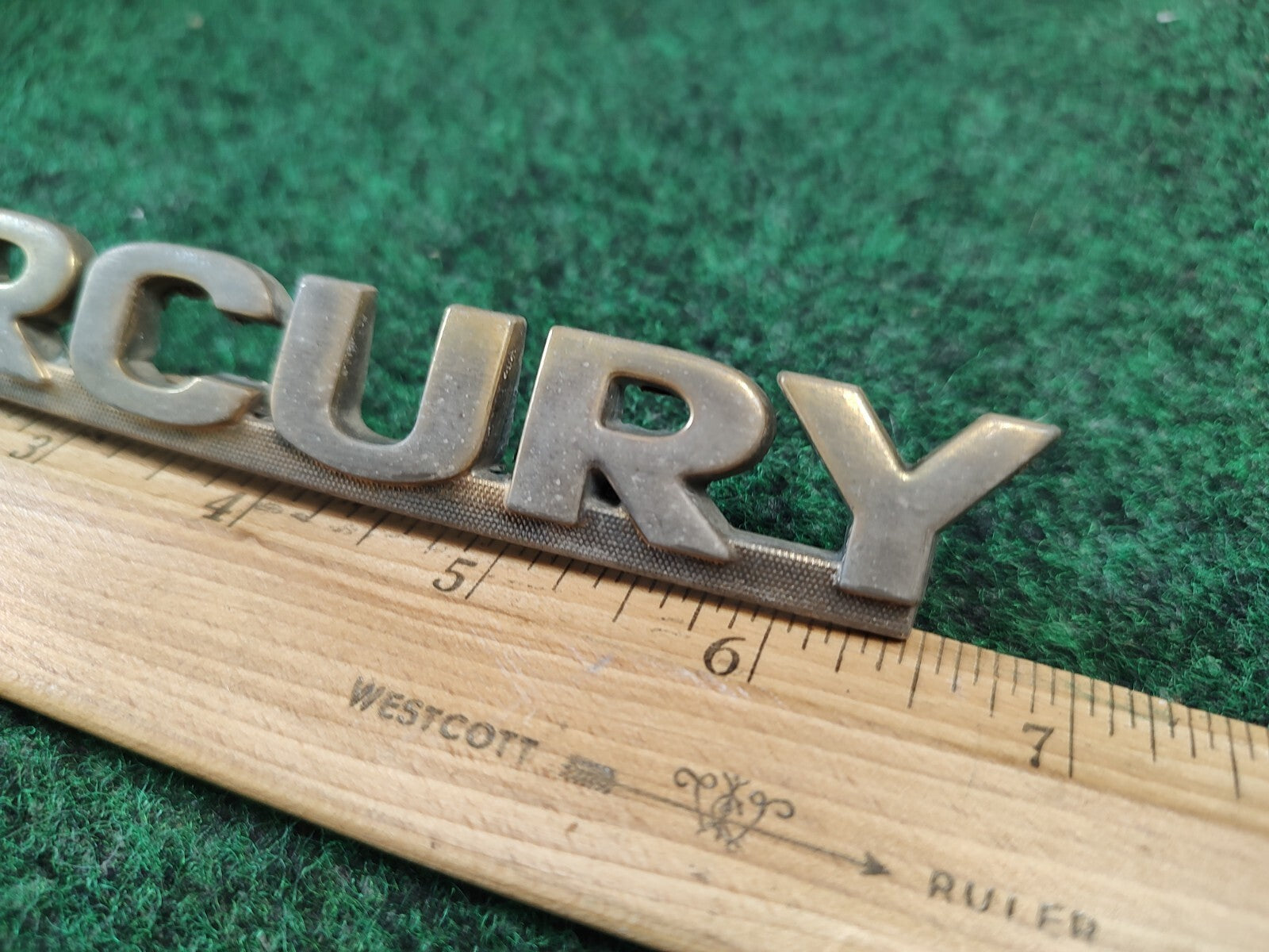2000-2003 MERCURY SABLE REAR GATE LID EMBLEM BADGE SYMBOL LOGO LETTERS OEM 4S7