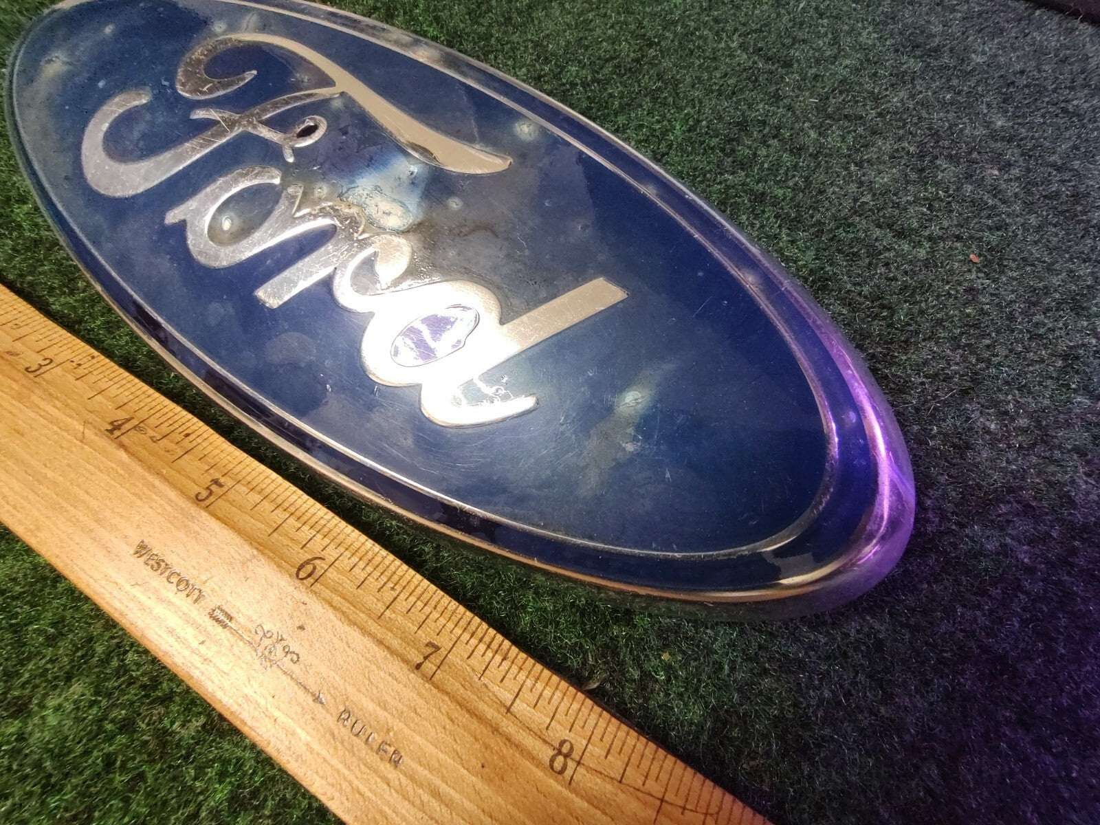 Ford Blue Oval Emblem Badge Sign 9" OEM #6L54-9843156-AB Logo BL5