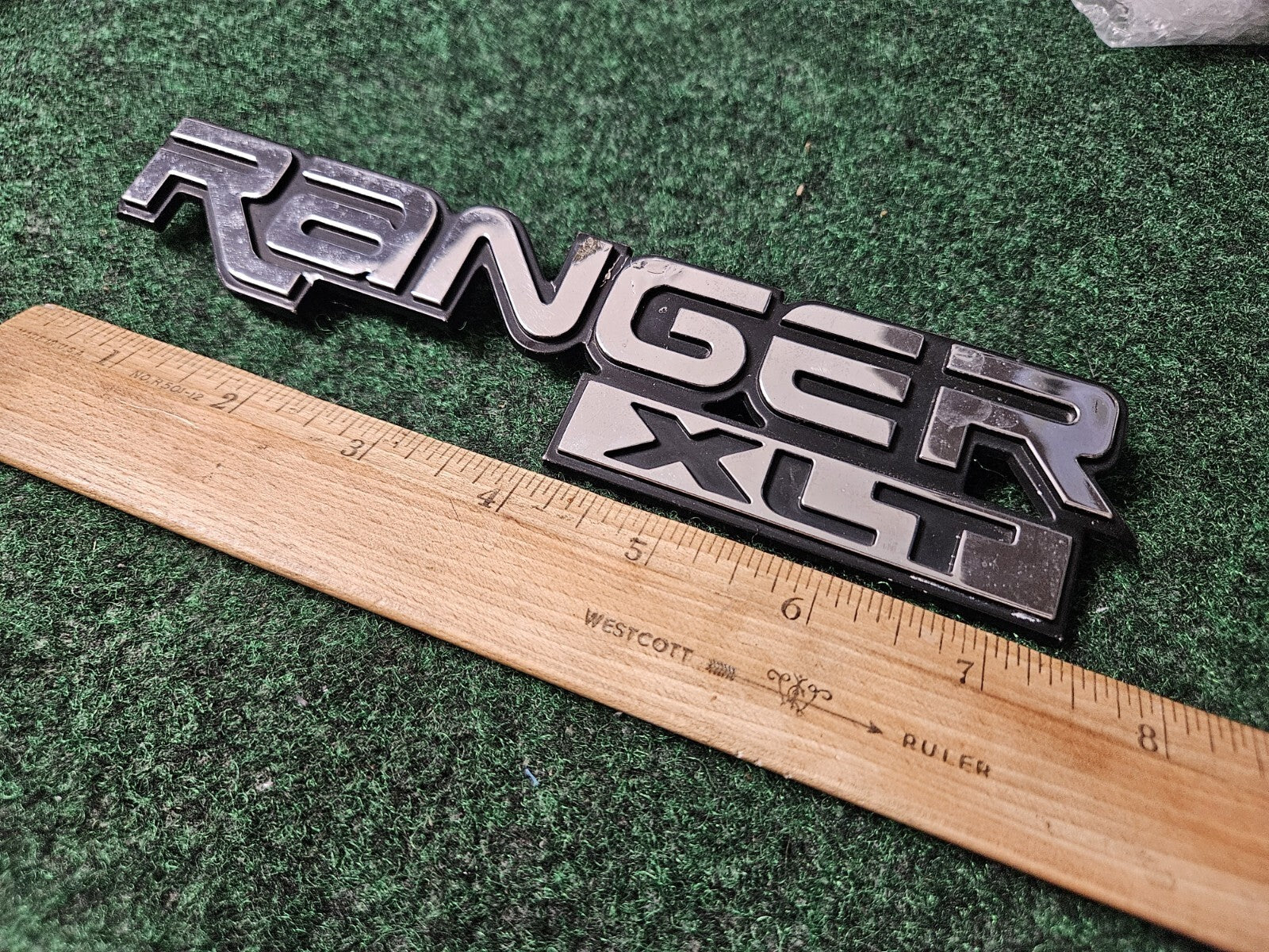 Ford 1993-2005 Ranger XLT Chrome Fender Emblem Badge Nameplate F67B16B114BA 4L5