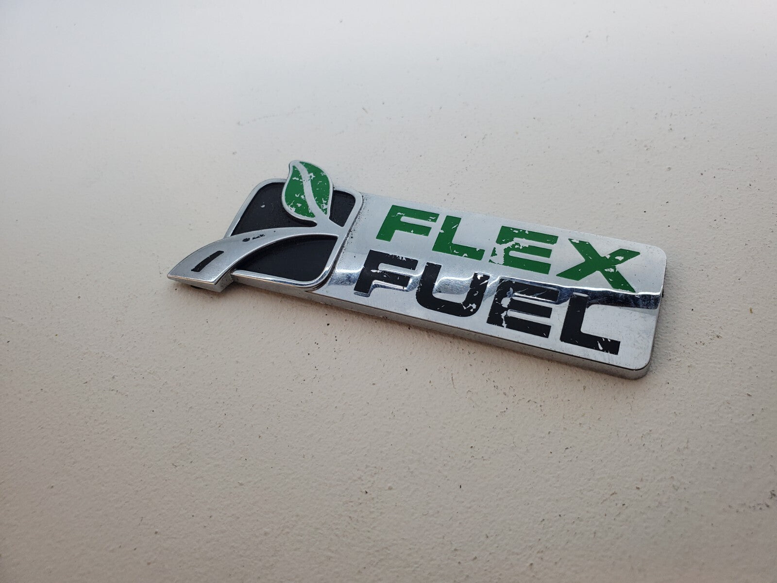 08-12 Ford Escape XLT Rear Gate Chrome Flex Fuel Emblem Badge Logo 2008-2012 5L1