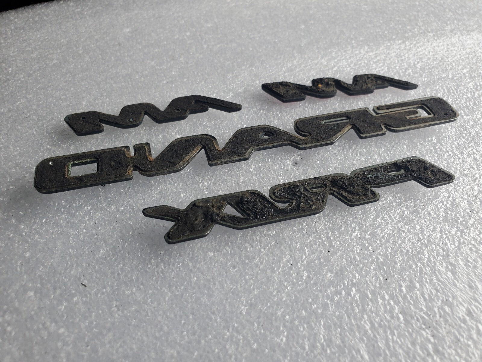 (4) Pontiac OEM Grand Am Prix Emblem Badge Logo Nameplate Name Plate VNTG