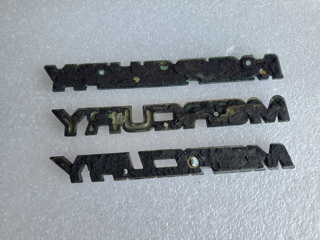 (3) MERCURY REAR GATE LID EMBLEM LOGO BADGE SYMBOL OEM NAMEPLATE VNTG