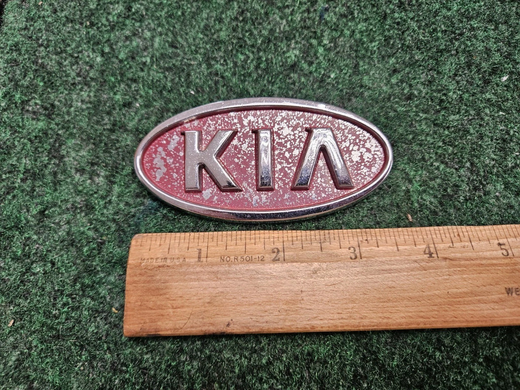 Kia Emblem Badge Grille Front Rear Name Plate OEM Unknown Model 3.75" 6M6