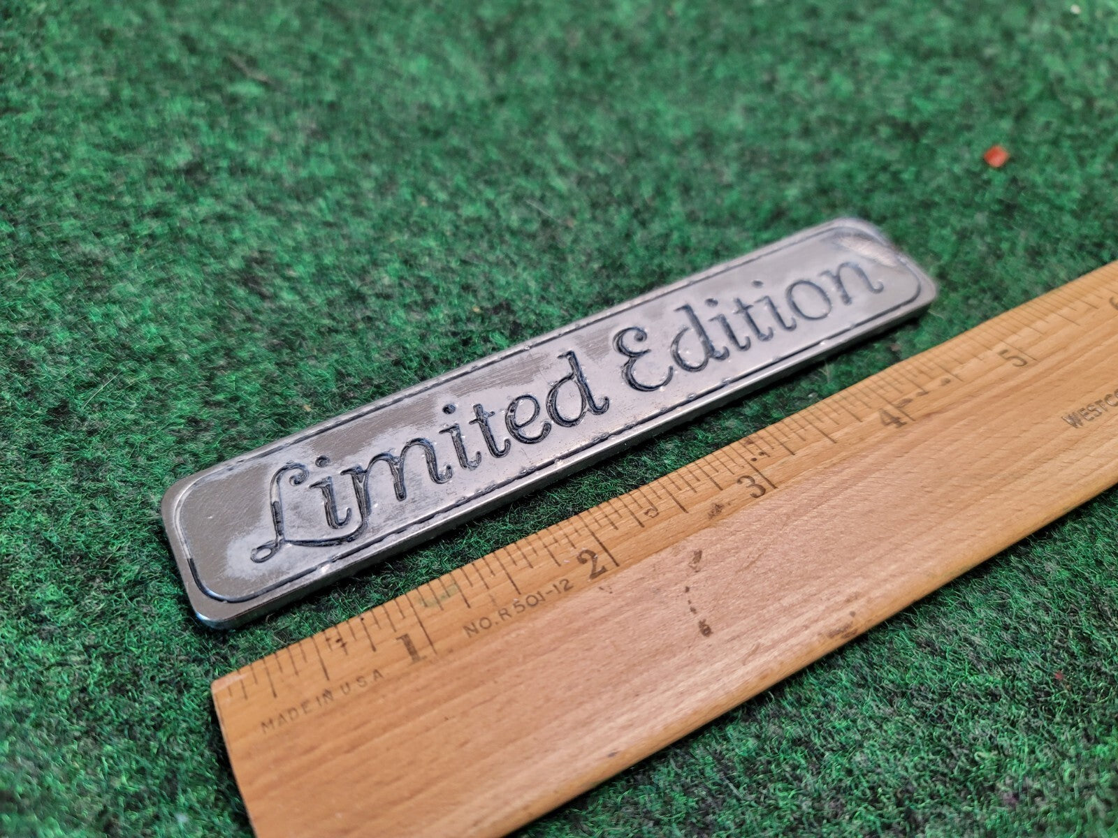 Limited Edition Chrome Metal 5inch Emblem Badge Logo Nameplate Name OEM 2M3