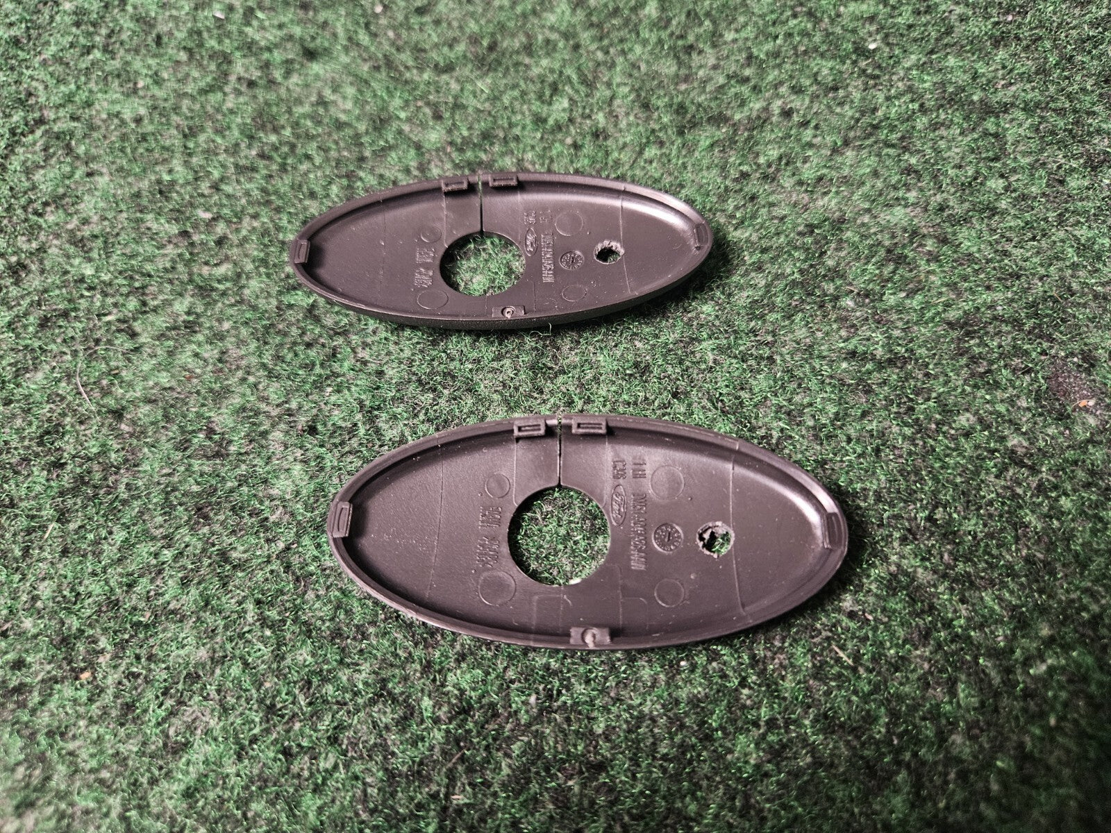 2013-2015 Ford Focus Front Left Right Sun Visor Cover Trim OEM 4M3