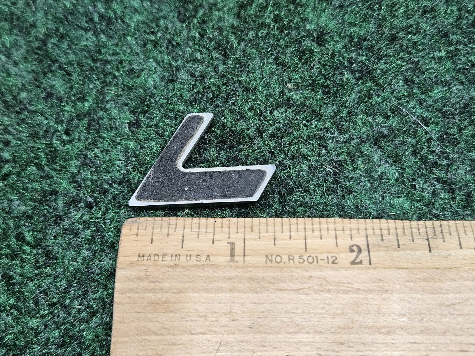 OEM "L" Chrome Individual Letter Lettering Emblem Badge Logo 3D Nameplate 7S7