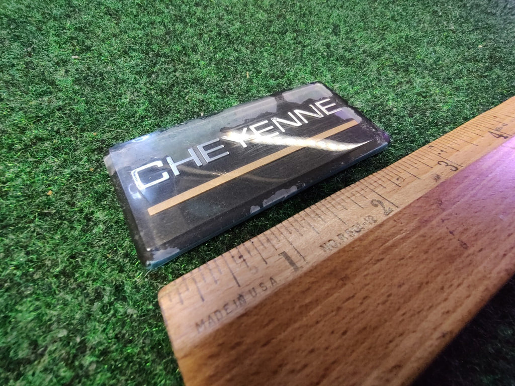 1988-1994 CHEVROLET CHEYENNE SIDE EMBLEM LOGO BADGE SYMBOL SIGN OEM 1M6