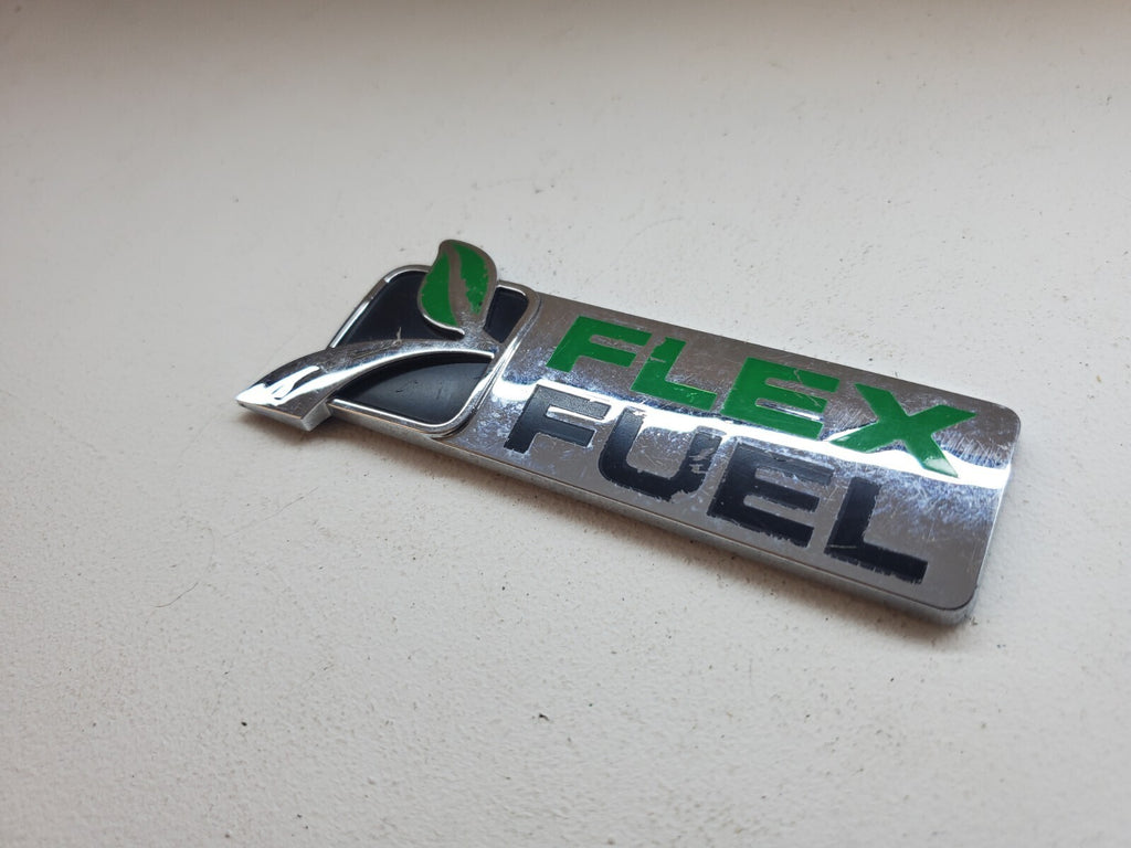 08-12 Ford Escape XLT Rear Gate Chrome Flex Fuel Emblem Badge Logo 2009-2012 5L1