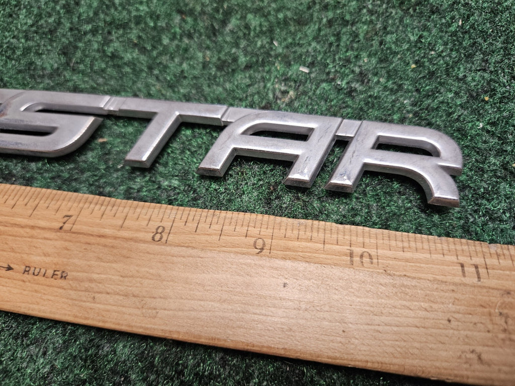 FORD WINDSTAR REAR CHROME EMBLEM NAME PLATE  LOGO BADGE SYMBOL USED OEM 5M2