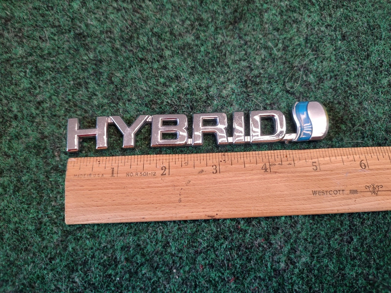 10-15 Toyota Prius Hybrid Right Fender Emblem Nameplate Badge 75374-47051 3S1