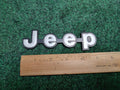 Jeep OEM Chrome & Black Plastic 5" Emblem Badge Logo Nameplate Name Insignia 1S2
