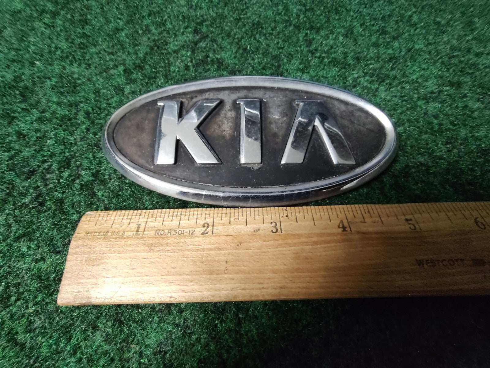 Kia Emblem Badge Grille Front Rear Name Plate OEM Unknown Model ~5" 6L5