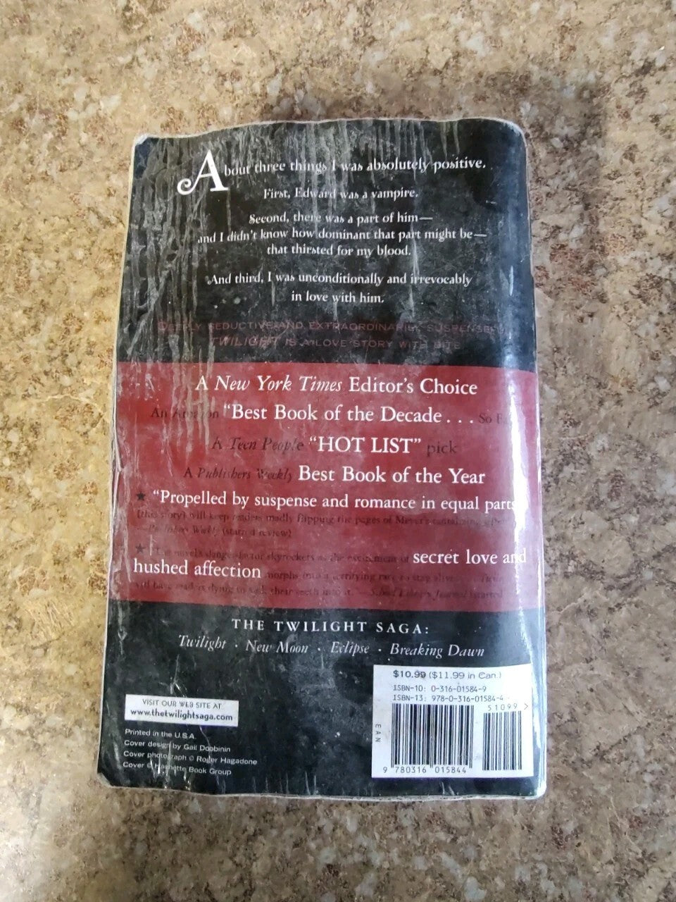 Twilight Book Meyer, Stephenie Paperback B12