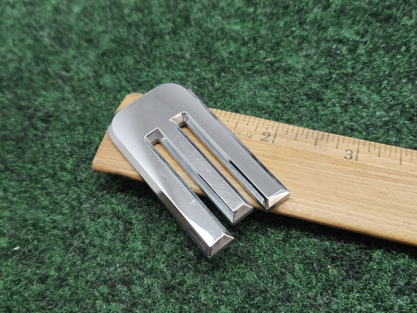 OEM Chrome "E" Hood Hatch E Individual Letter Emblem Badge Logo Nameplate 3D 2S6