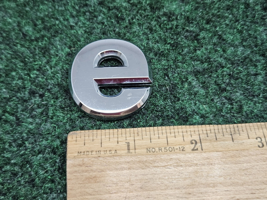 Jeep OEM "E" Chrome Hood Hatch Letter Emblem Badge Logo Nameplate 7S6