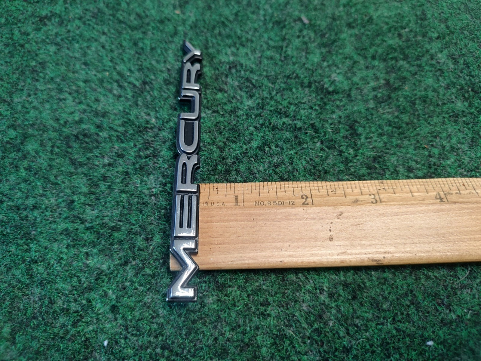 1998-2002 Mercury Grand Marquis Emblem Logo Letters Badge Rear Chrome OEM 3S8