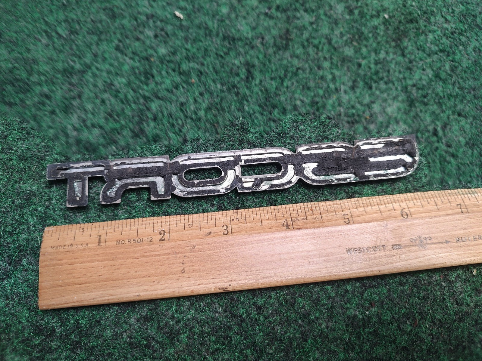 Original 1982-1986 Ford Escort Trunk Lid Emblem-Badge Nameplate Oem 1L4
