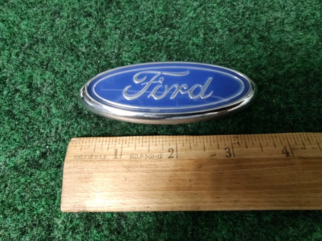 Ford 3.5" oval emblem badge decal logo Mustang Taurus OEM Factory Genuine 7L8