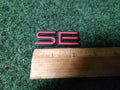 Pontiac OEM SE Red Black 2.25" Emblem Badge Logo Nameplate Name Plate 1S6