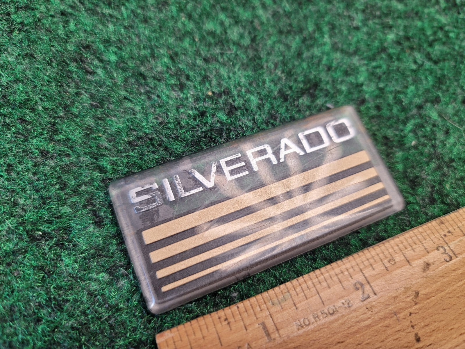 1990s SILVERADO Plastic Roof Panel Emblem OEM NAME PLATE 2M3