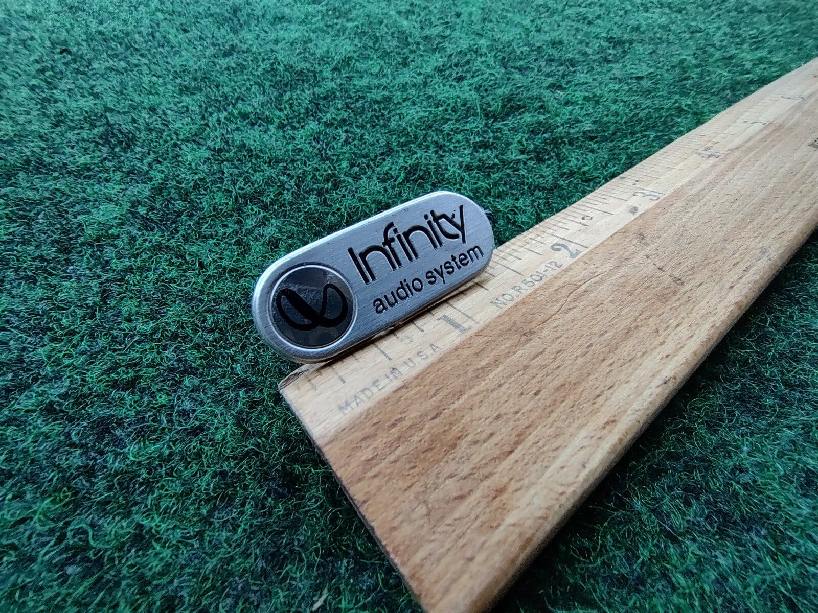 Infinity Audio System Speaker Badge Logo Emblem Name Plate OEM 5S3