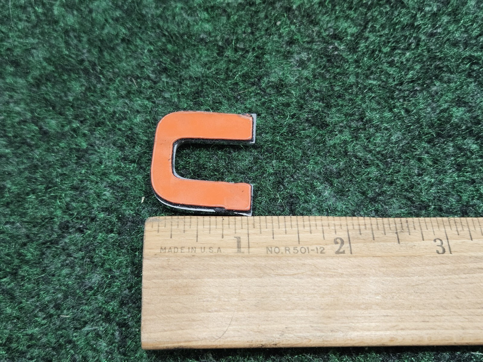 OEM Chrome "U" Hood Hatch Individual Letter Emblem Badge Logo Nameplate 2S6
