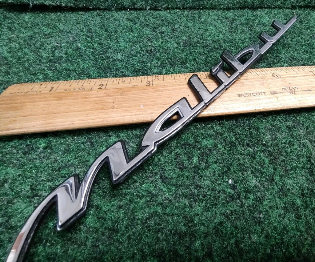 1997-2003 Chevy Malibu Chrome Rear Emblem Badge Logo Nameplate Name Plate 5S5