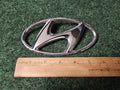 Hyundai Emblem Logo Symbol Badge Chrome OEM Nameplate Name Plate ~6" 3M3