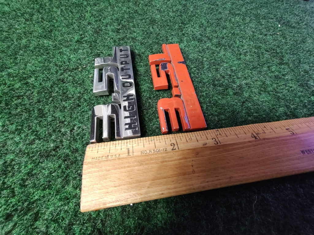 (2) 2004-2014 Dodge 3.5L HIGH OUTPUT Nameplate Emblem Badge OEM 6S4