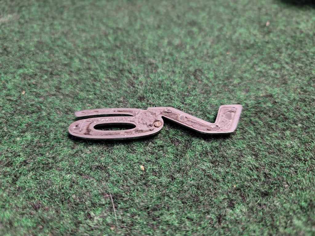 1999-2003 Toyota V6 Emblem Side Script Logo Badge Chrome OEM 1M7