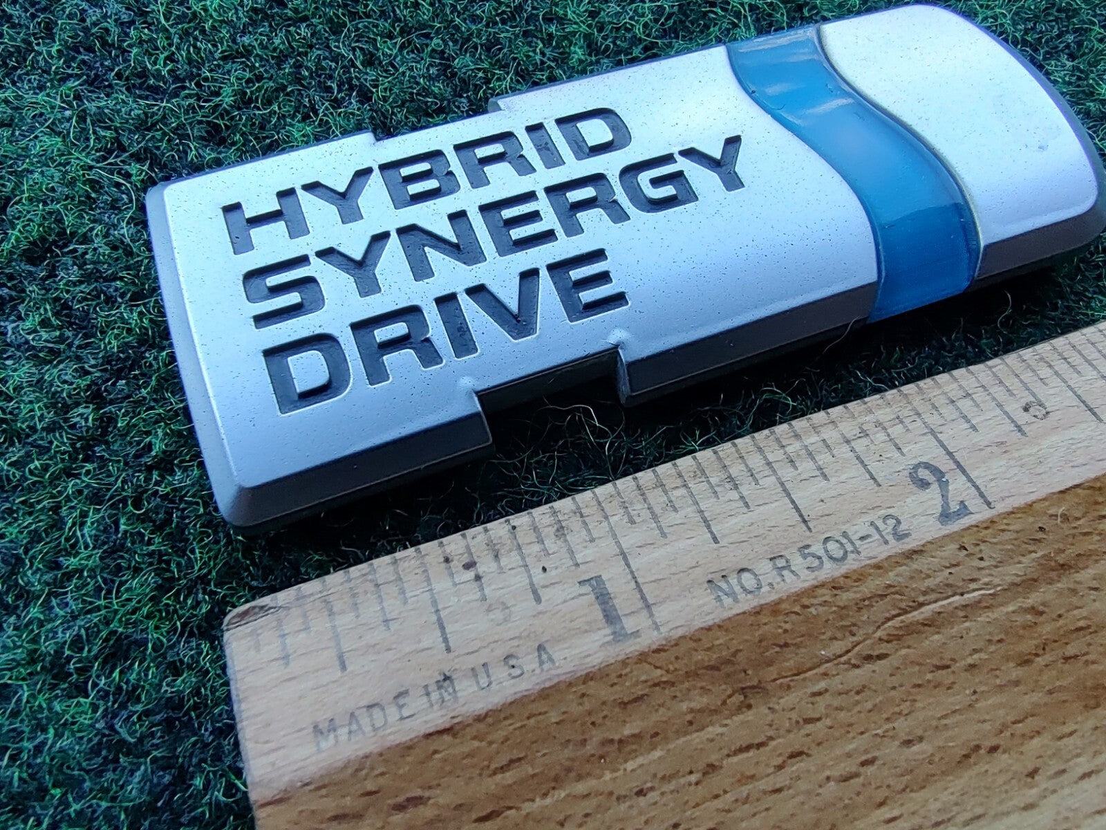 04-09 Toyota Prius Rear Hybrid Synergy Drive Logo Emblem Badge 7544147020 5S3