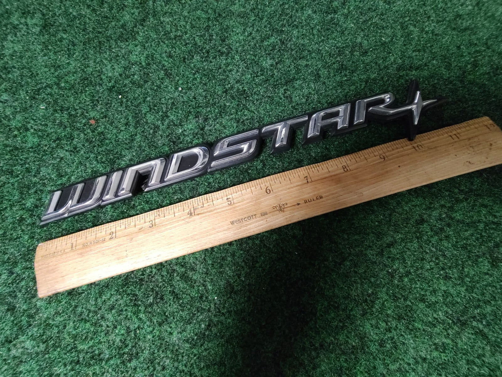 Vintage Ford WINDSTAR Van Rear Trunk Name Plate Badge Emblem Logo 6L5