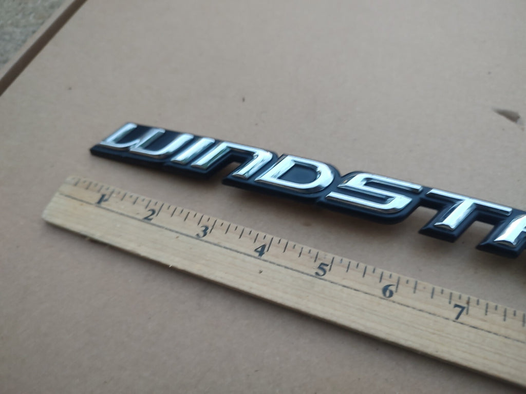 1995 1996 1997 Ford Windstar GL Emblem F58B-1643156-FA Chrome Finish OEM 7S4