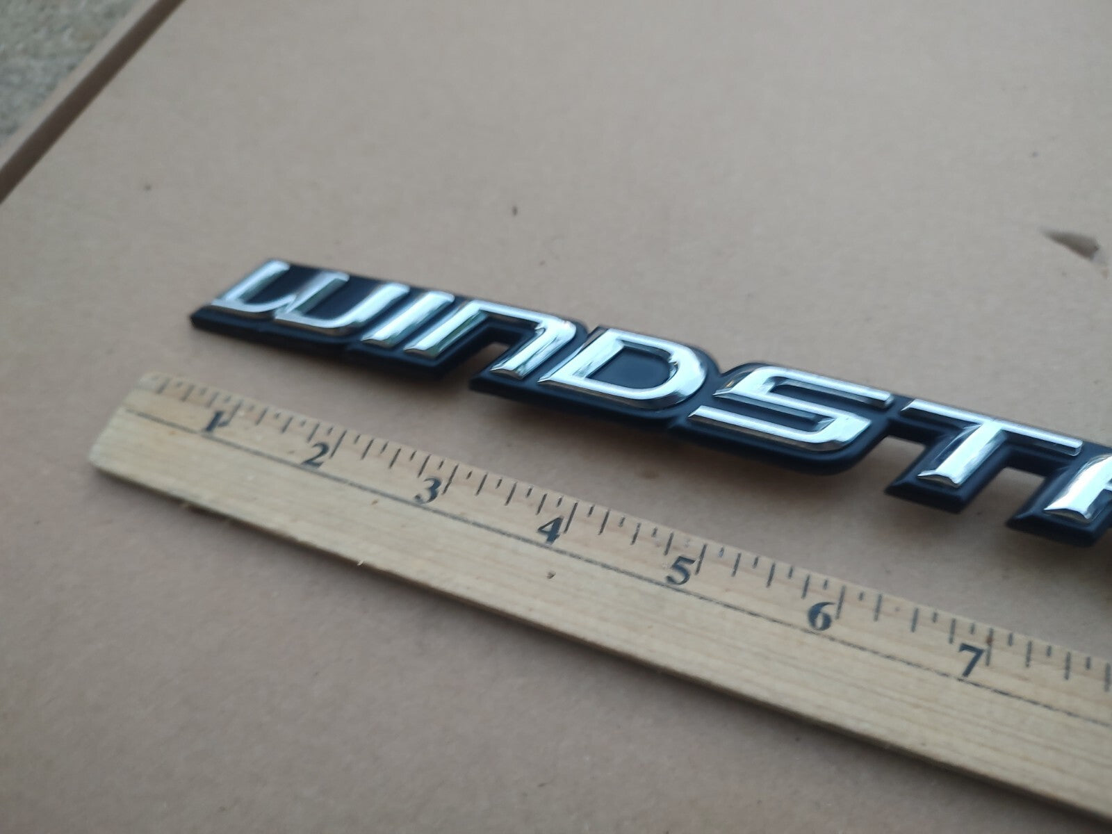 1995 1996 1997 Ford Windstar GL Emblem F58B-1643156-FA Chrome Finish OEM 7S4