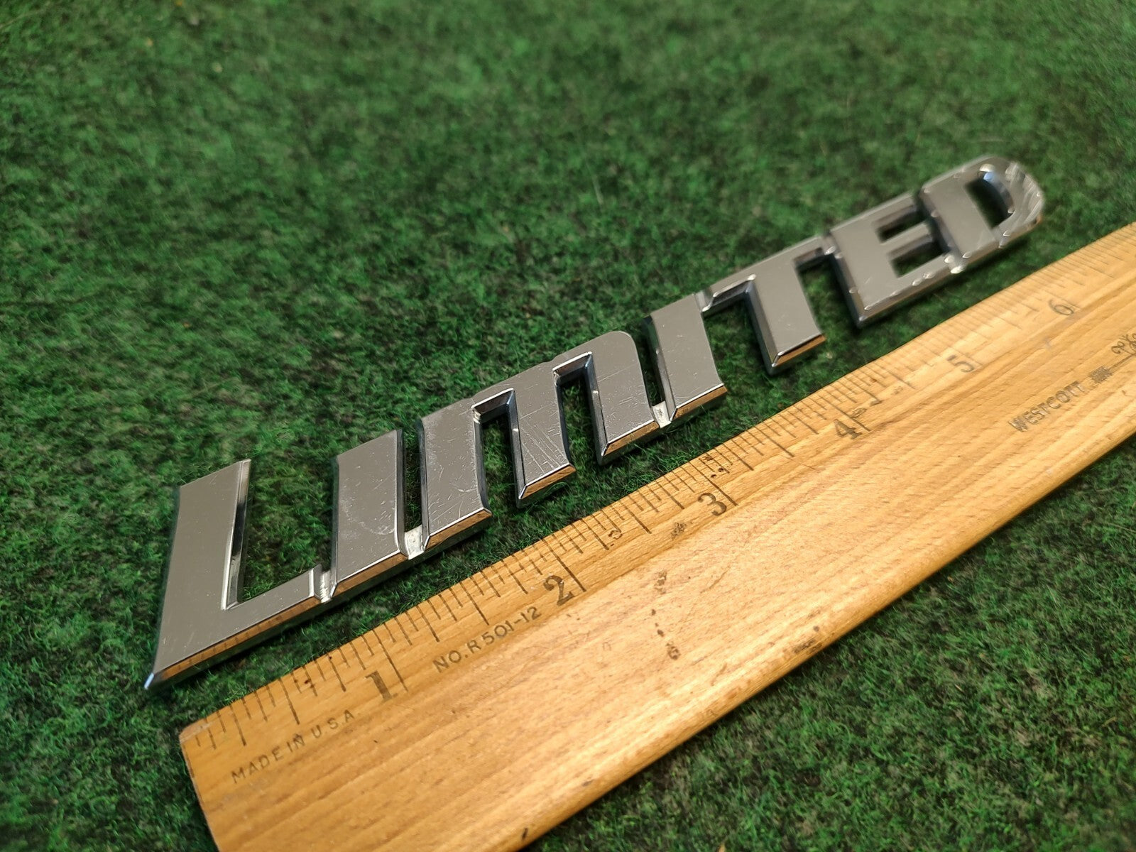 TOYOTA LIMITED CHROME SIDE EMBLEM LOGO BADGE SIGN SYMBOL NAME Scratches OEM 4S4